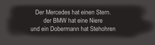 Mercedes BMW Dobermann