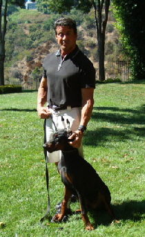 Silvester Stallone mit Citano Silvester Stallone mit Citano